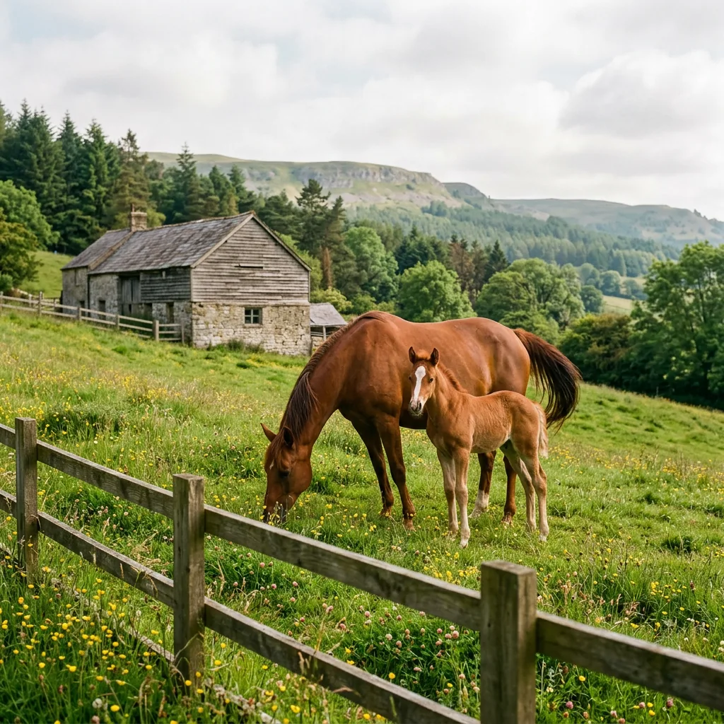 Élevage de chevaux, Les Écuries de Merlas, Merlas