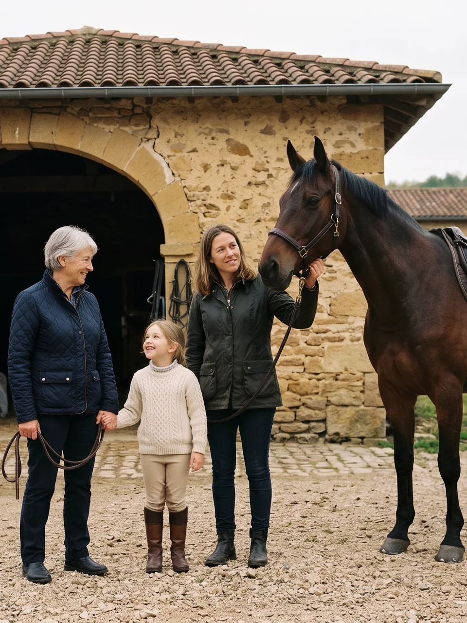 L'équipe, Les Écuries de Merlas, centre équestre à Merlas
